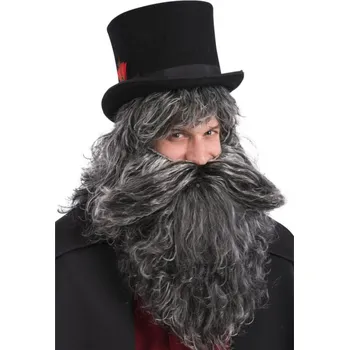 Karnevalový kostým Šedivý plnovous 40 cm
