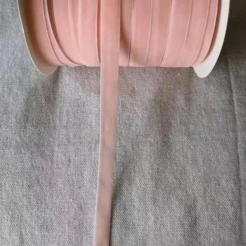 Stuha Sametová stuha na dárky 10 mm 450 cm | svatební dekorace, ozdobná stuha - světle žlutá