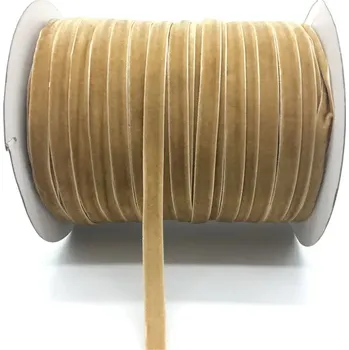 Balící papír Sametová stuha na dárky 10 mm 450 cm | svatební dekorace, ozdobná stuha - 143