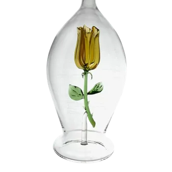 Karafa poupě růže žlutá