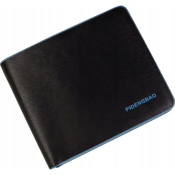 Peněženka Pánská peněženka, pouzdro na peníze, Pouzdro na karty Doklady bankovky, tenká, černá