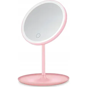 Zrcadlo OSVĚTLENÉ KOSMETICKÉ ZRCADLO STOJÍCÍ S LED, DOTYKOVÉ