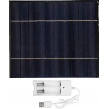 Zabezpečení domácnosti PŘENOSNÝ SOLÁRNÍ PANEL 2,5W 5V USB PRO TURISTIKU