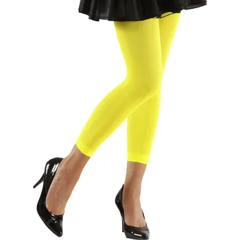 Karnevalový kostým Legíny žluté neonové