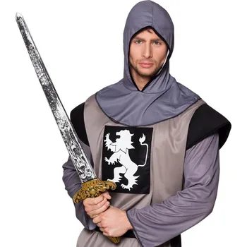 Karnevalový kostým Meč rytířský středověký 88 cm