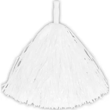 Karnevalový kostým Boland Pompom bílý s madlem