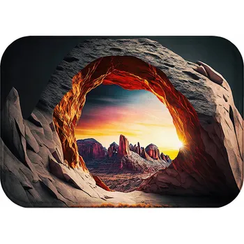 Koupelnová předložka KOUPELNOVÁ PŘEDLOŽKA MĚKKÁ OBDÉLNÍKOVÁ HIT RYCHLESCHNOUCÍ PODLOŽKA 40x60 PŘÍRODA