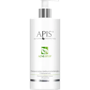 Apis Professional Acne-Stop Cleansing Toner with Green Tea Zklidňující čisticí tonikum pro mastnou a problematickou pleť 300 ml