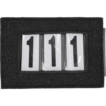 Čištění pro koně QHP Číslo startovní Shine QHP, 1 ks, třímístné, černé