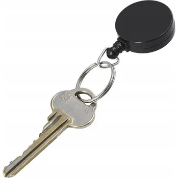 RETRAKTOR BADGER SVINOVACÍ LANKO NA KLÍČE IDENTIFIKÁTOR PŘÍVĚSEK NA KLÍČE DLOUHÁ 69 Cm