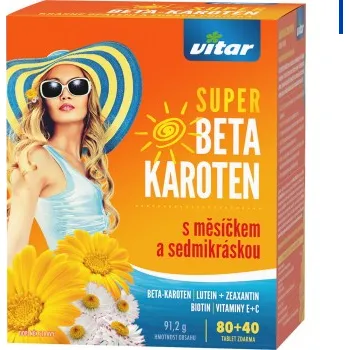 Super Beta-karoten se sedmikráskou Vitar 120 tablet
