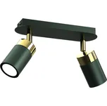 Brilagi - Bodové svítidlo POKER 2xGU10/25W/230V zelená