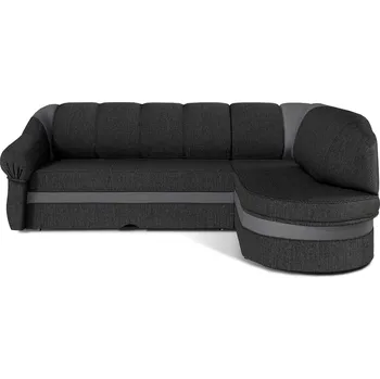 Sedací souprava Rohová rozkládací sedací souprava BENANO 250 cm Inari 96/Soft 29 tmavě šedá pravá