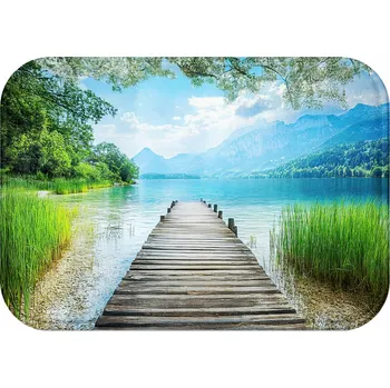 Koupelnová předložka KOUPELNOVÁ PŘEDLOŽKA MĚKKÁ OBDÉLNÍKOVÁ PODLOŽKA PŘÍRODA HIT 40x60 RYCHLESCHNOUCÍ