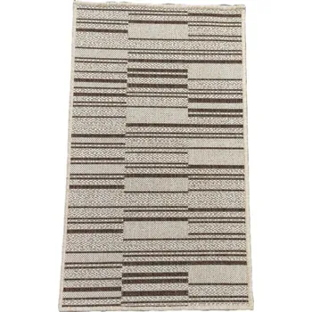 Koberec Bezvlasý koberec RADCO - domů i ven 17 - béžový Rozměr koberce: 60x100 cm