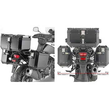 Zavazadlo na motocykl Plo3118Cam trubkový nosič bočních kufrů PL One-Fit pro Suzuki V-Strom 1050/XT/SE (20-25), DE (23-25)
