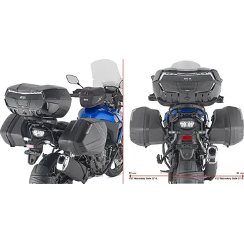 Zavazadlo na motocykl Plx3125 trubkový nosič Suzuki V-Strom 800 DE/800 SE (23-25), pro boční kufry, jen pro V 35 nebo V 37