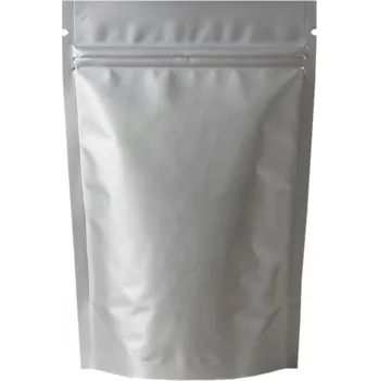 Jednorázové nádobí Doypack Sáčky z Bílé Kraft Papíru s Hliníkovou Fólií 500 ml 50 ks