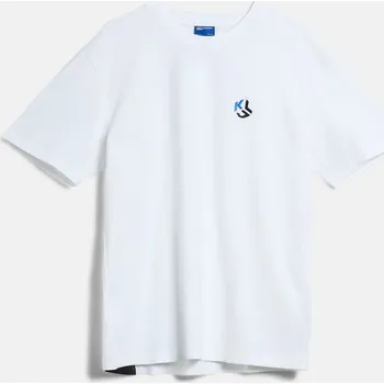 Pánské tričko TRIČKO KARL LAGERFELD JEANS KLJ SS RELAXED MONOGRAM TEE WHITE