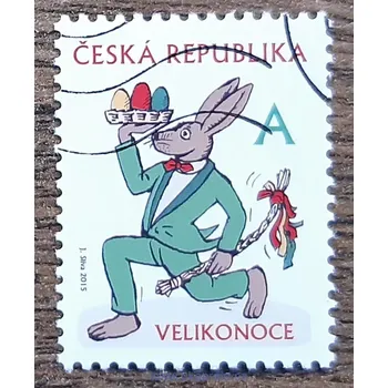 Sběratelství ČR 842 raz., velikonoce, zajíc, r. 2015