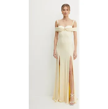 Dámské šaty Šaty Elisabetta Franchi maxi, ABR0851E2 žlutá 10D, vel. 40