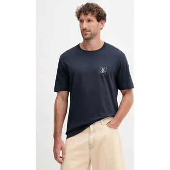 Pánské tričko Bavlněné tričko Marc O'Polo 526201251128 námořnická modř 59X, vel. M