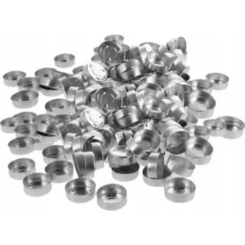 Obraz Hliníkové Plíšky na čajové svíčky 3,7 cm 20 kusů