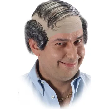 Karnevalový kostým Pleš s šedivou přehazovačkou