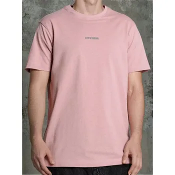 Sinsay - Tričko s krátkým rukávem - pastelová růžová - 501EY-03X - 501EY-03X-XL