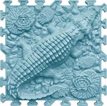 OrtoNature Masážní ortopedické podložky Krokodýl - měkké Barva: světle modrá