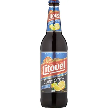 Pivo Litovel Černý Citron NEALKO 0,5l