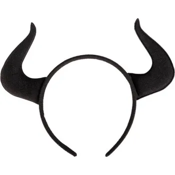Karnevalový kostým Čelenka s černými rohy