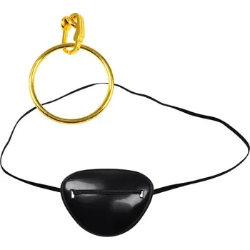 Karnevalový kostým Pirátská sada náušnice s páskou