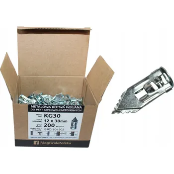 Hmoždinka KOTVA zatloukací hmoždinka do sádrokartonu G/K 200 kusů GFK-30