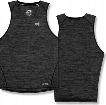 Pánské tričko Tréninkové tričko bez rukávů Pitbull 3XL šedé