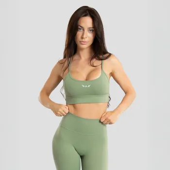 Podprsenka Exalted Unity Essential Sportovní Podprsenka - sagegreen, S