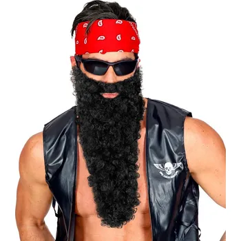 Karnevalový kostým Vousy černé dlouhé