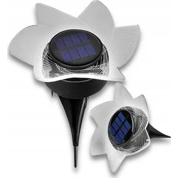 Venkovní osvětlení SOLÁRNÍ ZAHRADNÍ LAMPA LED 0,72W ZAPICHOVACÍ KVĚTINA