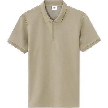 Pánské tričko Celio Polo tričko Lezipo 1169996 Béžová S