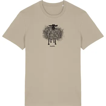 Tričko Černá ovce béžovohnědé XXL