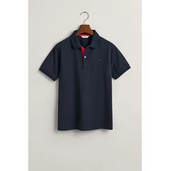 POLOKOŠILE GANT CONTRAST PIQUE RUGGER EVENING BLUE