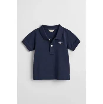 Dívčí košile POLOKOŠILE GANT SHIELD PIQUE SS RUGGER MARINE