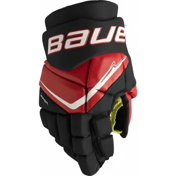 Hokejové rukavice Rukavice Bauer Vapor Fly40 S25 JR, černá-červená, Junior, 10" Bauer