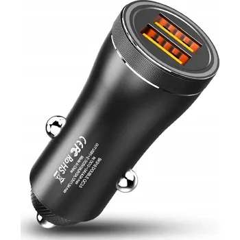 USB hub Automobilová Duální USB 6A 36W Rychlé nabíjení 3.0 12-24 V