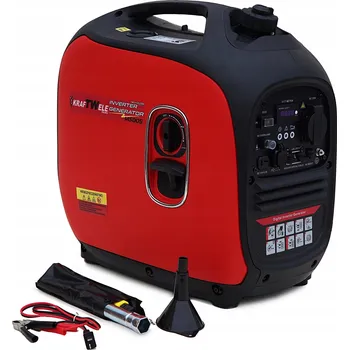 Elektrocentrála Jednofázová přenosná elektrocentrála KrafTWele 4000 W benzínová