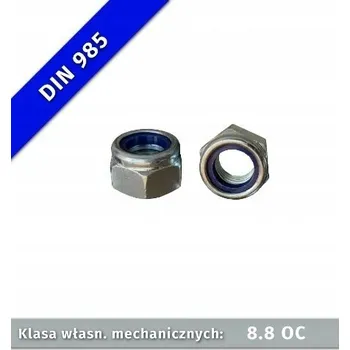 Matice Samojistná matice M10×1,25-8, ocel B, DIN 985 - 10 ks