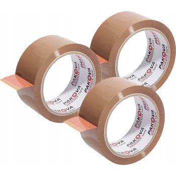 Lepicí páska Balicí páska Pakova hnědá šířka 48 mm délka 120 m 3 ks