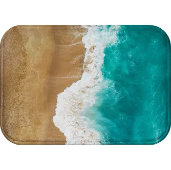 Koupelnová předložka KOUPELNOVÁ PŘEDLOŽKA MĚKKÁ PŘÍRODA OBDÉLNÍKOVÁ RYCHLESCHNOUCÍ HIT 40x60 ROHOŽKA