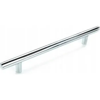 Klasická stříbrná lesklá Nábytková úchytka 27,2 x 1,2 x 3,2 cm