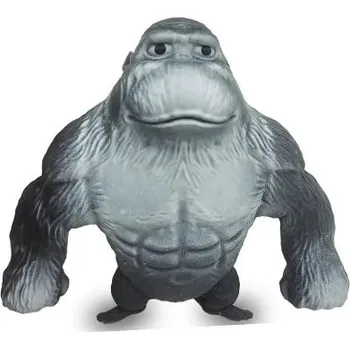 Figurka Gorila antistresová natahovací hračka 10 cm - šedivá